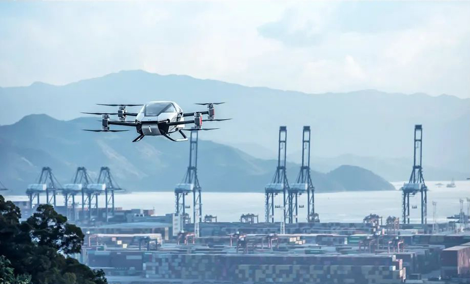 小鹏汇天飞行汽车旅航者X2实飞画面 图/小鹏汽车