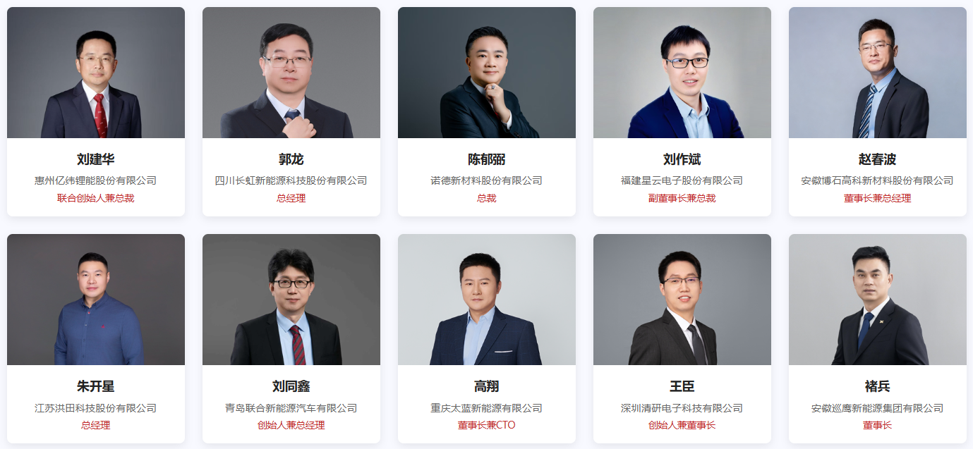 第15届（2025年）中国电池新能源行业年度人物